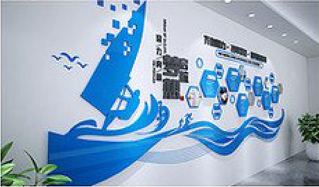 洪江海浪主题文化墙如何设计？