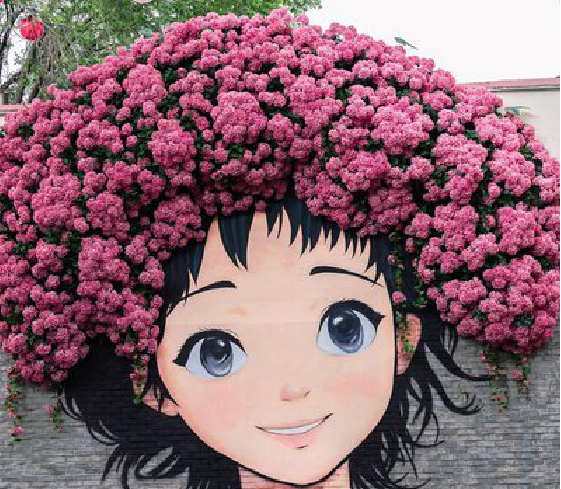 洪江墙体彩绘-网红墙打卡