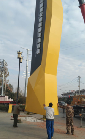 洪江标识标牌的安装方法。