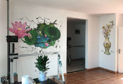 洪江墙体彩绘相比墙纸的优势。