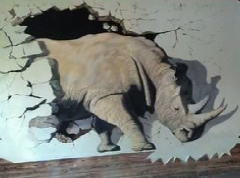 洪江在墙绘中，如何绘制3D效果？