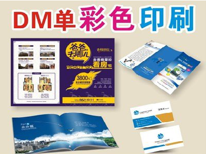 洪江单页印刷，色彩搭配简单。